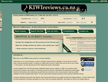 Tablet Screenshot of kiwireviews.co.nz